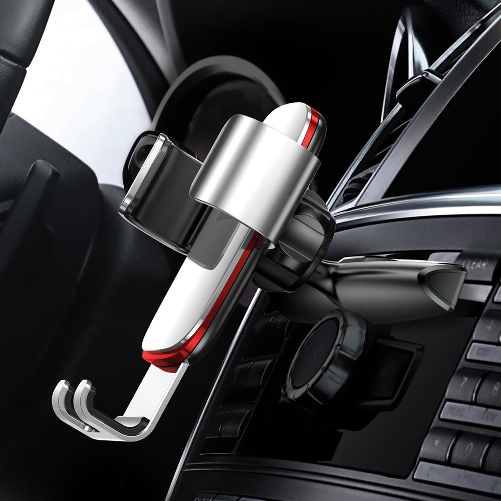 Auto nosač Baseus Metal Age Gravity, Univerzalan, Srebrni SUYL-J0S