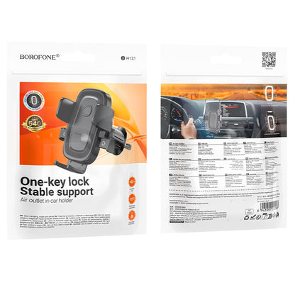 Auto držač Borofone BH131 Follower, 4.5 inča - 7 inča, Crna