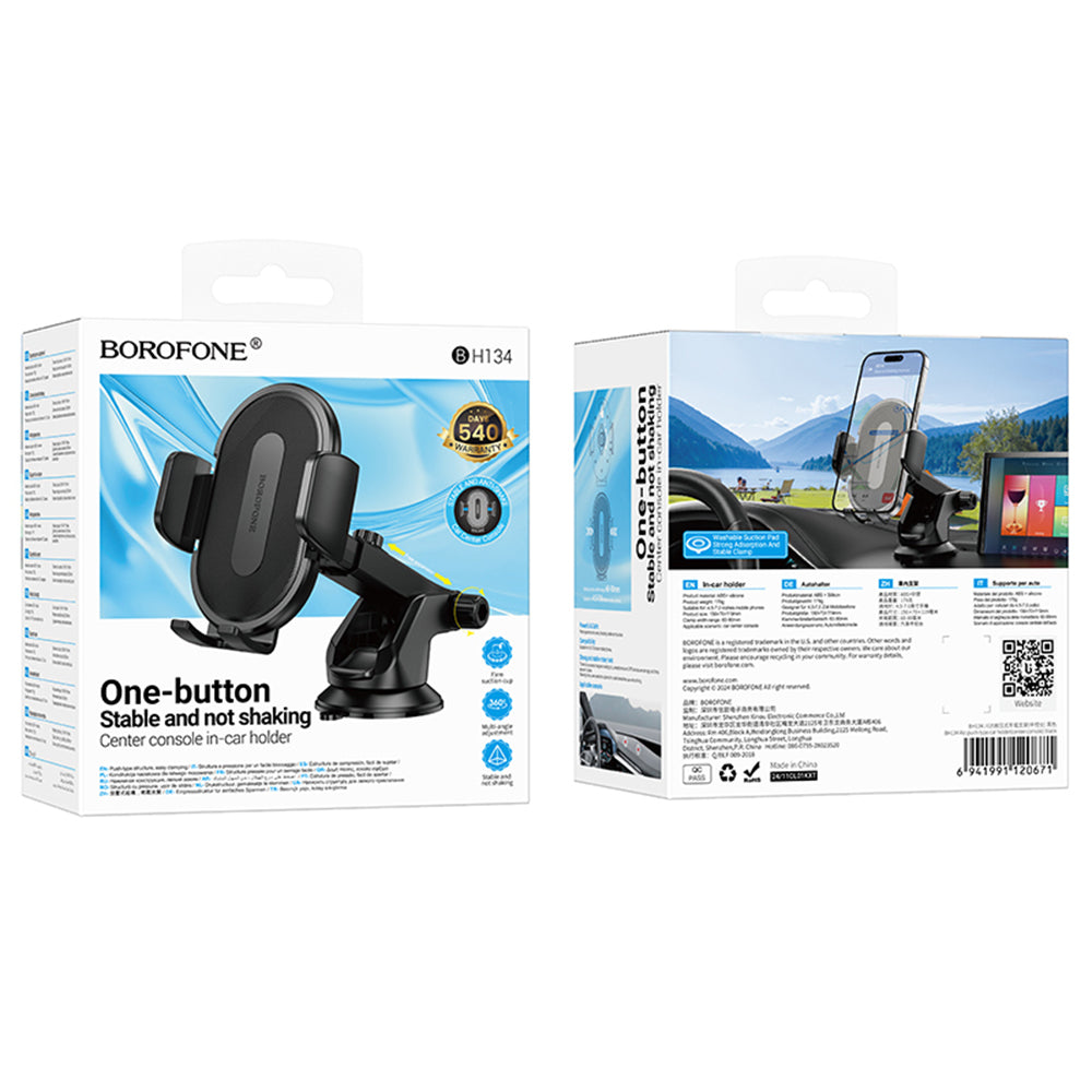 Auto nosač Borofone BH134 Rio, 4.5inch - 7inch, Crni