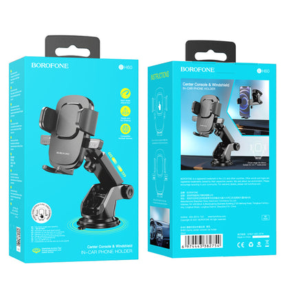 Auto nosač Borofone BH60 Dainty, 4.5inch - 7inch, Crni
