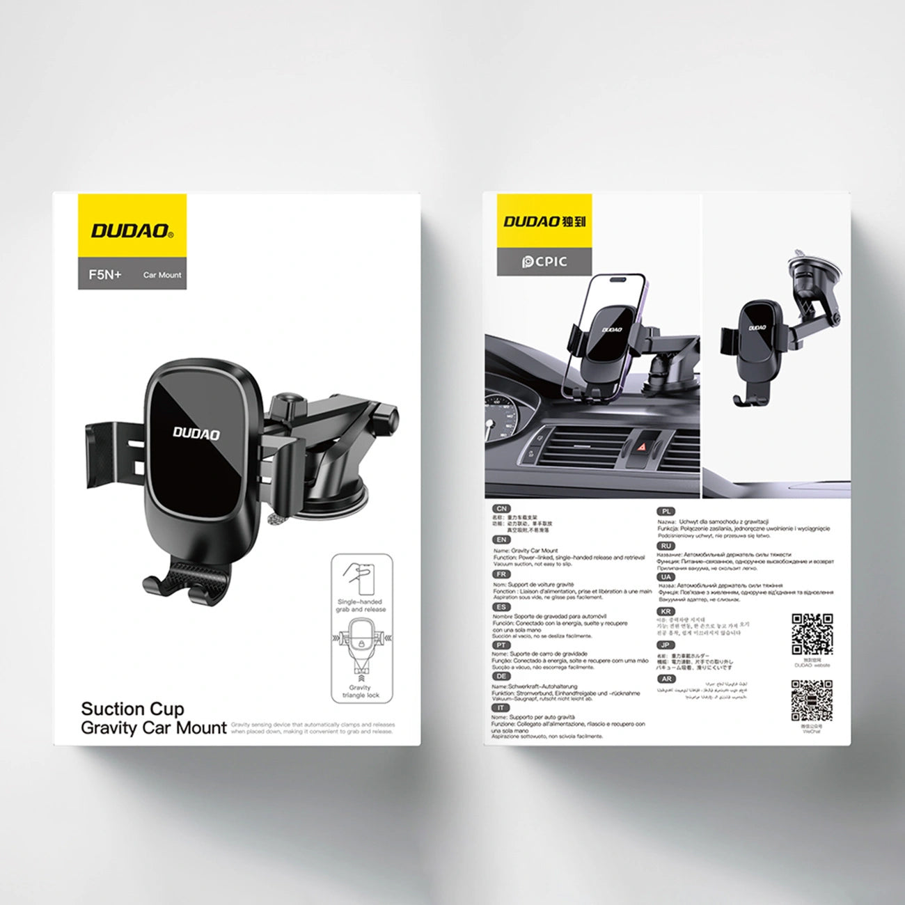 Auto nosač Dudao F5N+, Univerzalan, Crni