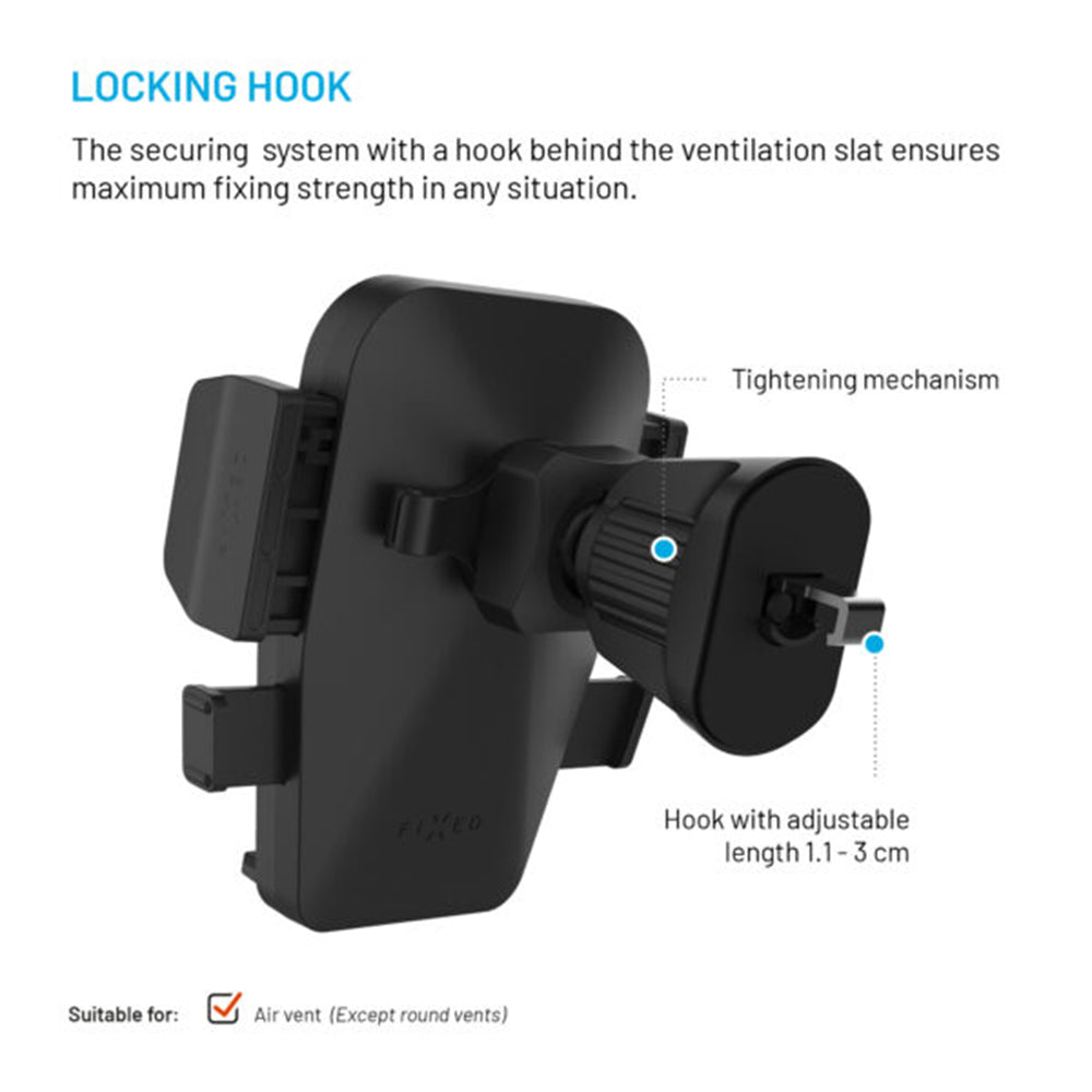 Auto nosač Fixed Iconiq Lock, Univerzalan, Crni