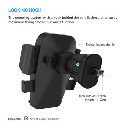 Auto nosač Fixed Iconiq Lock, Univerzalan, Crni