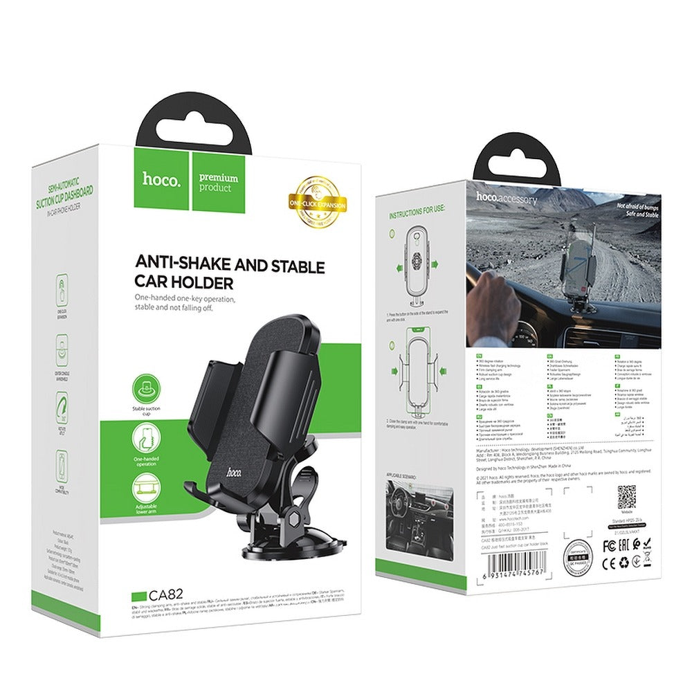 Auto nosač HOCO CA82 Just Fast, Univerzalan, Crni