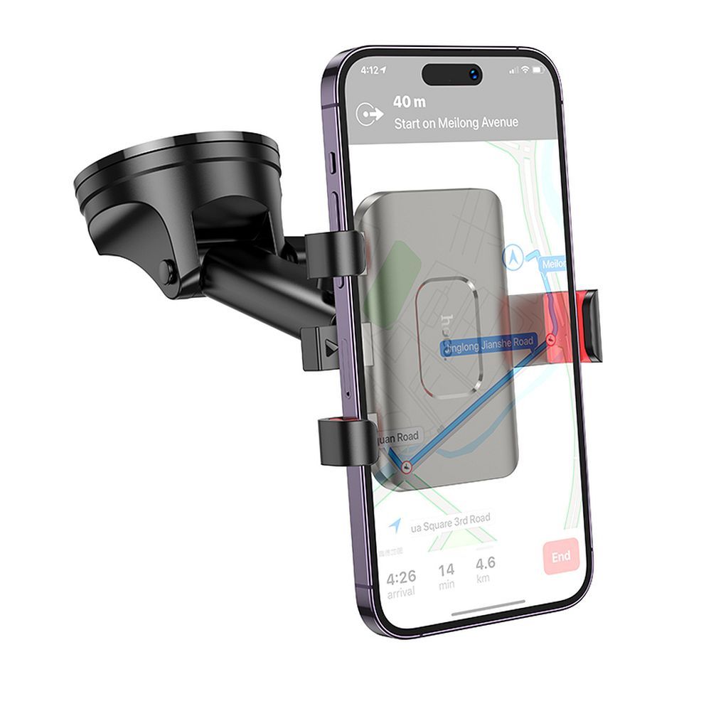Auto nosač HOCO H22, 4.7inch - 7inch, Crni