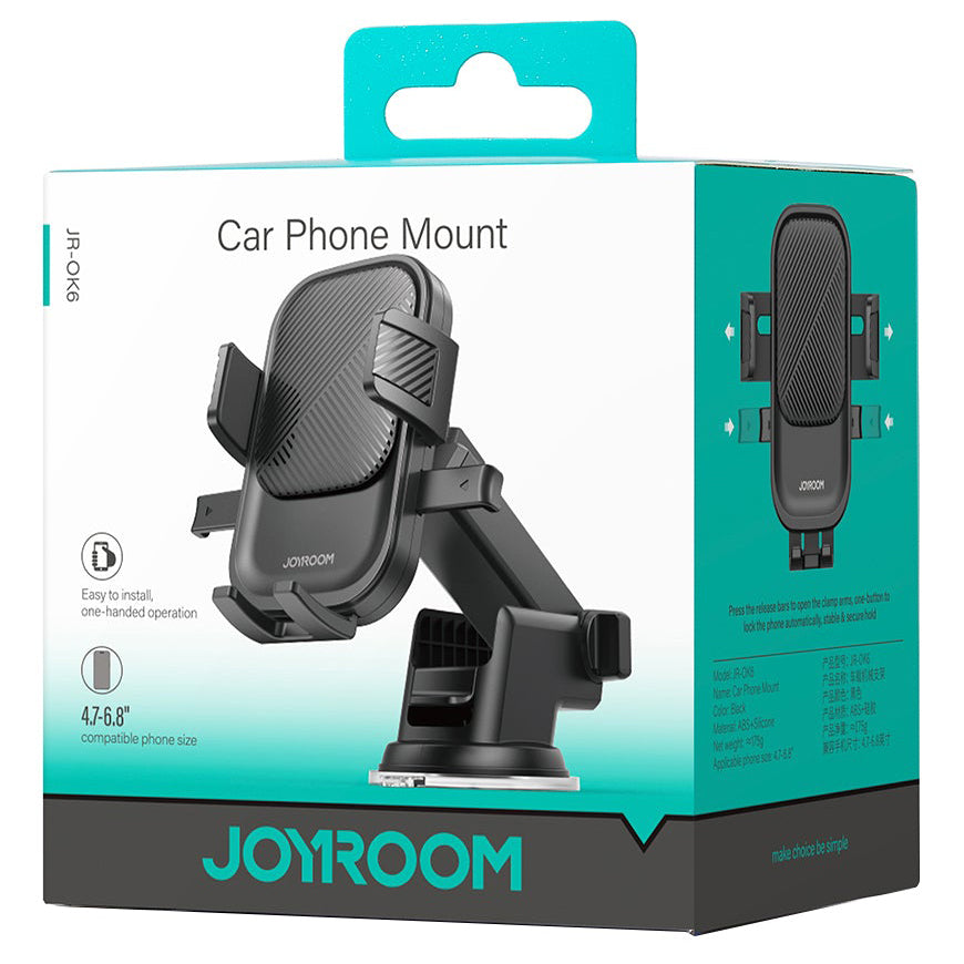 Auto nosač Joyroom JR-OK6 Dash 2, 4.7inch - 6.8inch, Crna