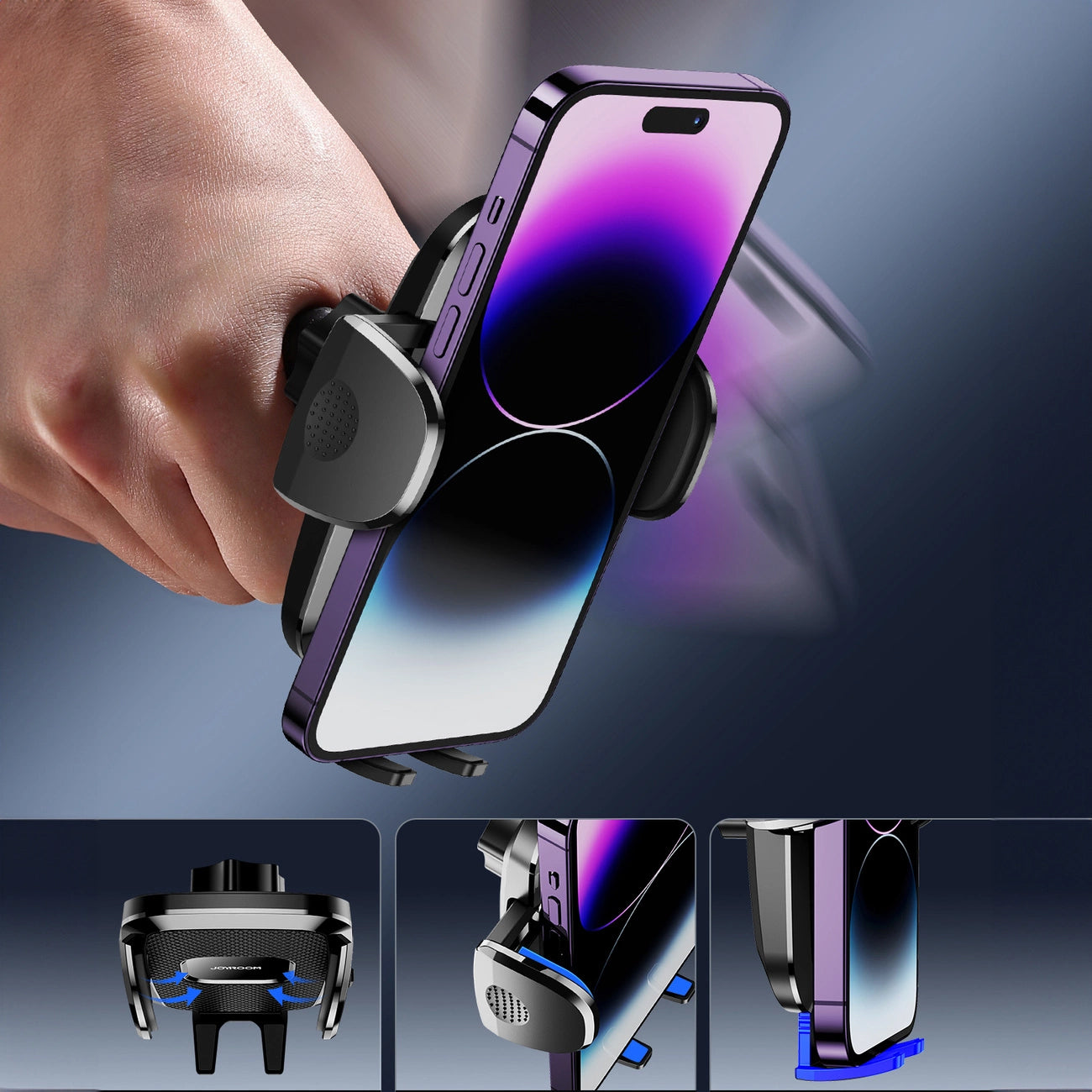 Auto nosač Joyroom JR-ZS259 2u1, 4.7inch - 6.7inch, Crni