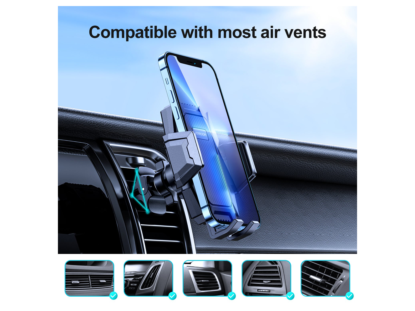 Auto nosač Joyroom JR-ZS285, 4.5inch - 6.5inch, Crni