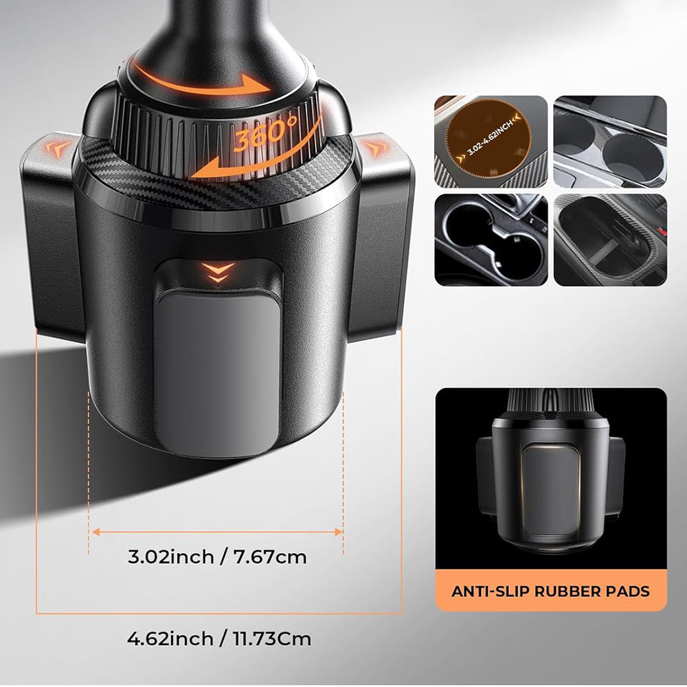 Auto nosač Lisen, 4.7inch - 7.2inch, Crni YL0220100001