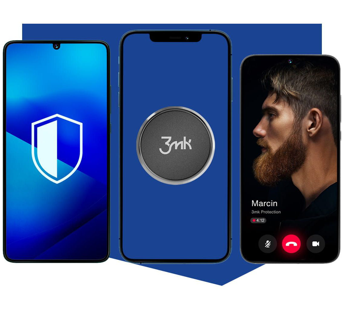 Univerzalni magnetski auto držač 3MK, crni