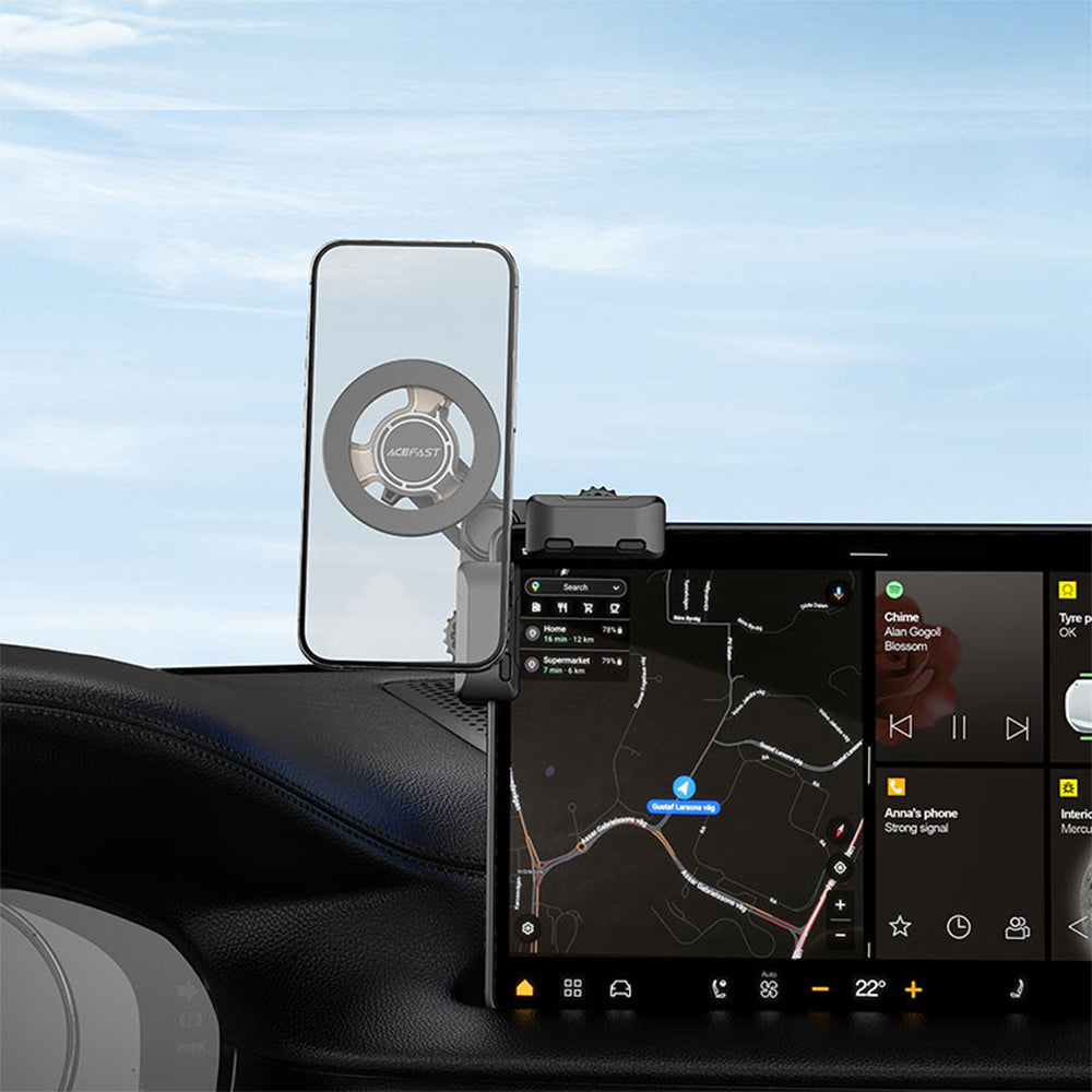 Auto magnetni nosač Acefast D43, Univerzalan, Crni