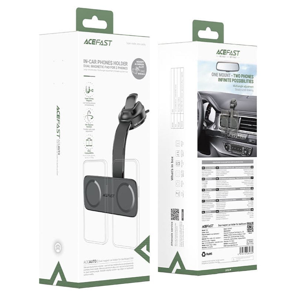 Magnetski auto nosač Acefast D60, Univerzalan, Crni