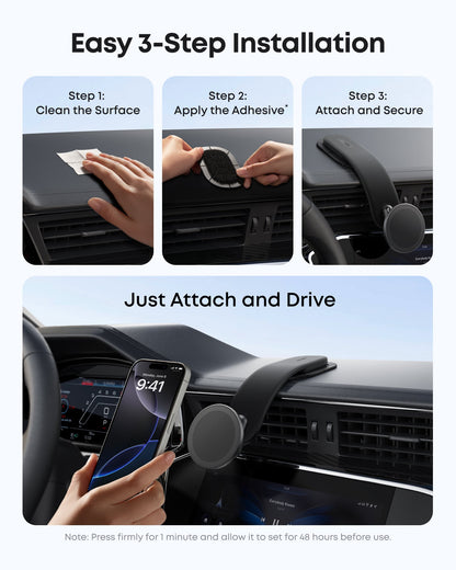 Auto Magnetni Nosac Anker Nano, Univerzalan, Crni A9110H11