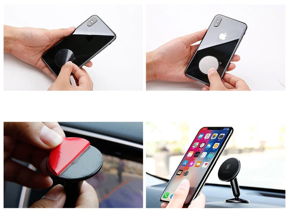 Magnetni auto nosač Baseus, Univerzalan, Crni SUYZD-01