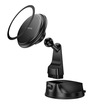 Magnetni auto držač Borofone BH136 Parker, 4.5 inča - 7 inča, Crni