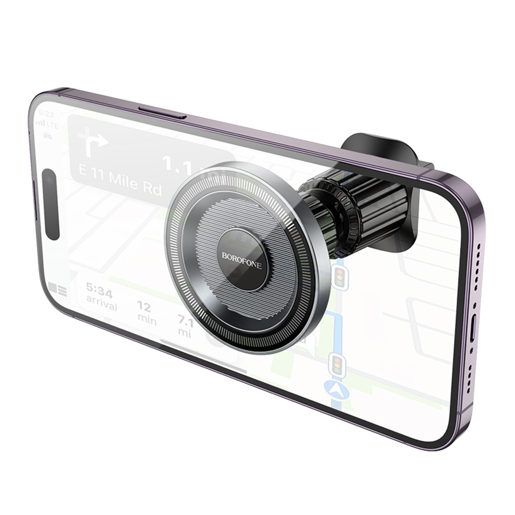 Magnetni auto nosač Borofone BH122 Profit, 4.5inch - 7inch, Crni