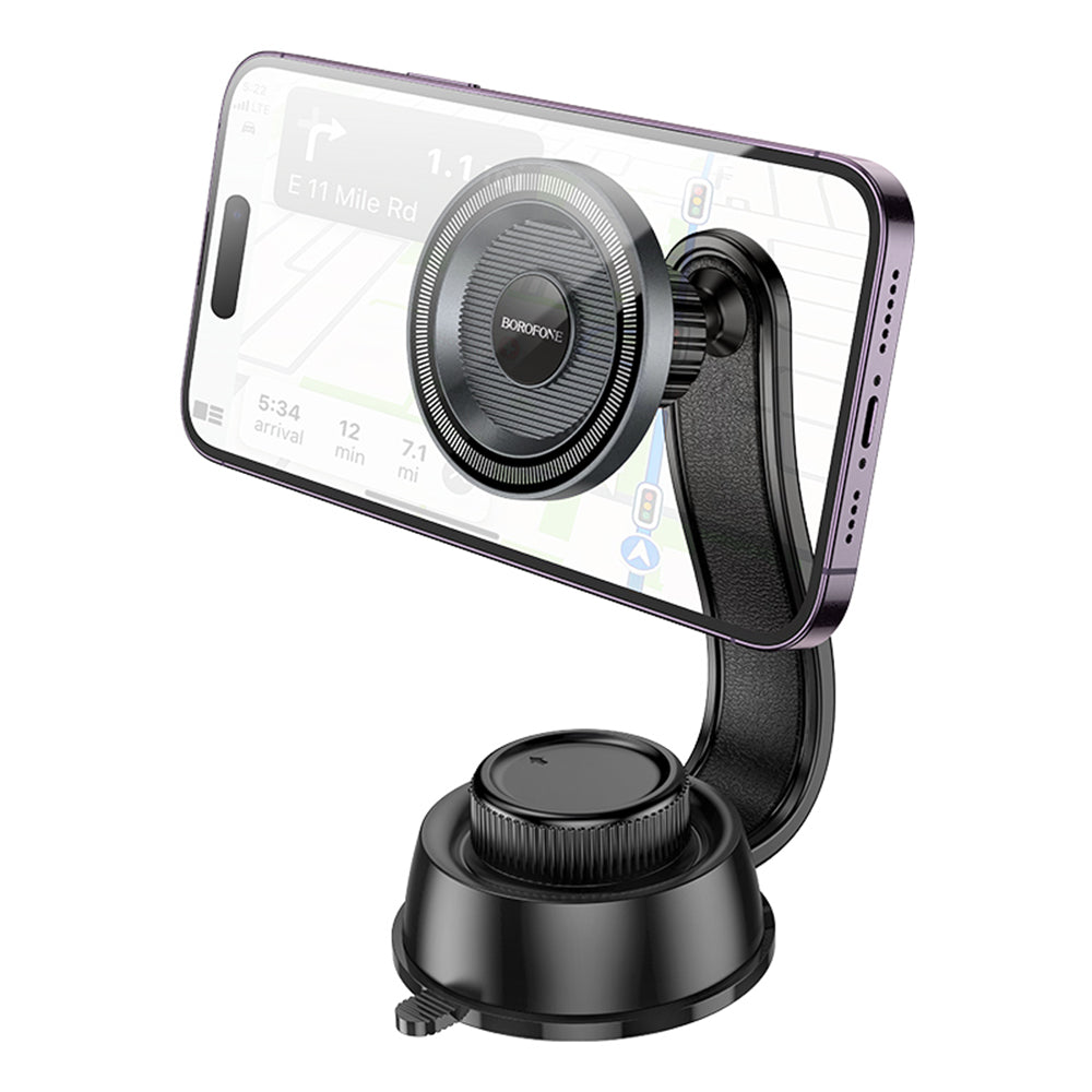 Magnetni auto nosač Borofone BH123 Profit, 4.5inch - 7inch, Crni