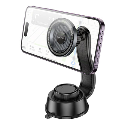 Magnetni auto nosač Borofone BH123 Profit, 4.5inch - 7inch, Crni