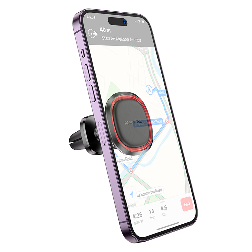 Univerzalni magnetski auto držač Borofone BH124 Roman, Crni