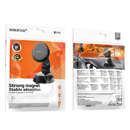 Magnetni auto držač Borofone BH136 Parker, 4.5 inča - 7 inča, Crni