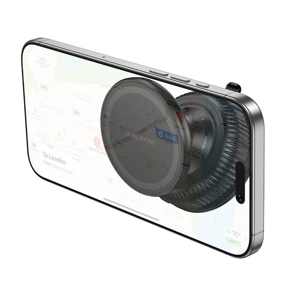 Magnetni auto držač Borofone BH139 Rider, 4.5inch - 7inch, Crni