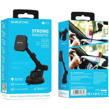 Univerzalni magnetski auto držač Borofone BH21 Vanda, crni