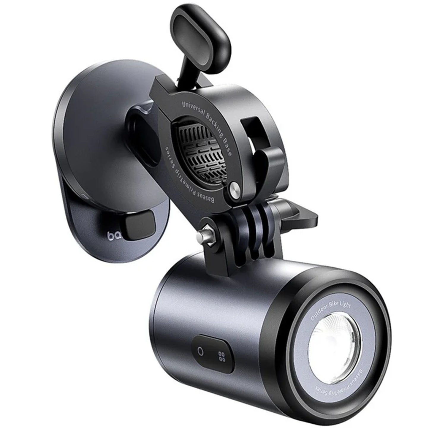 Univerzalni nosač za bicikl s lampom Baseus PrimeTrip, crni C12569000121-00