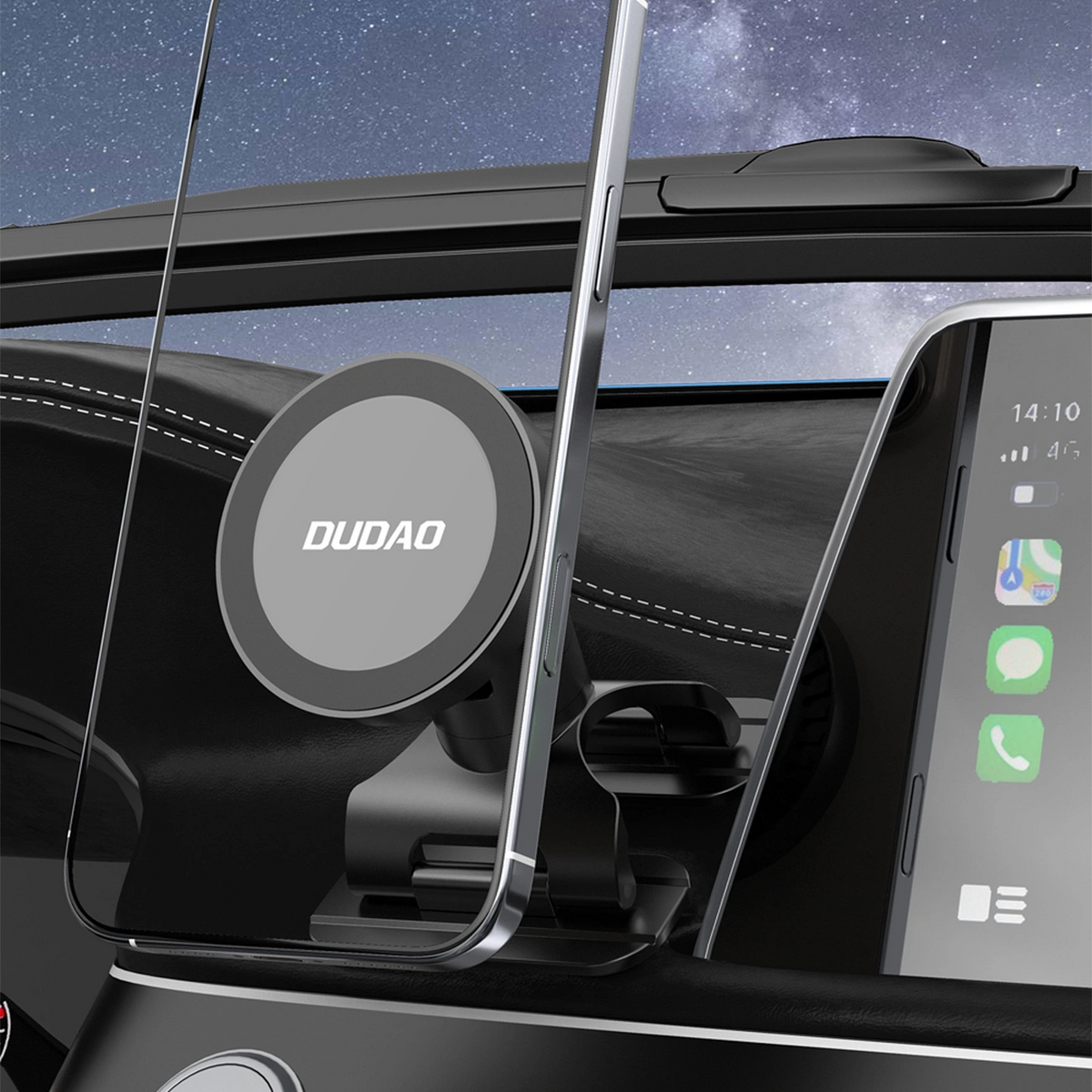 Univerzalni magnetski auto držač Dudao F25, crni