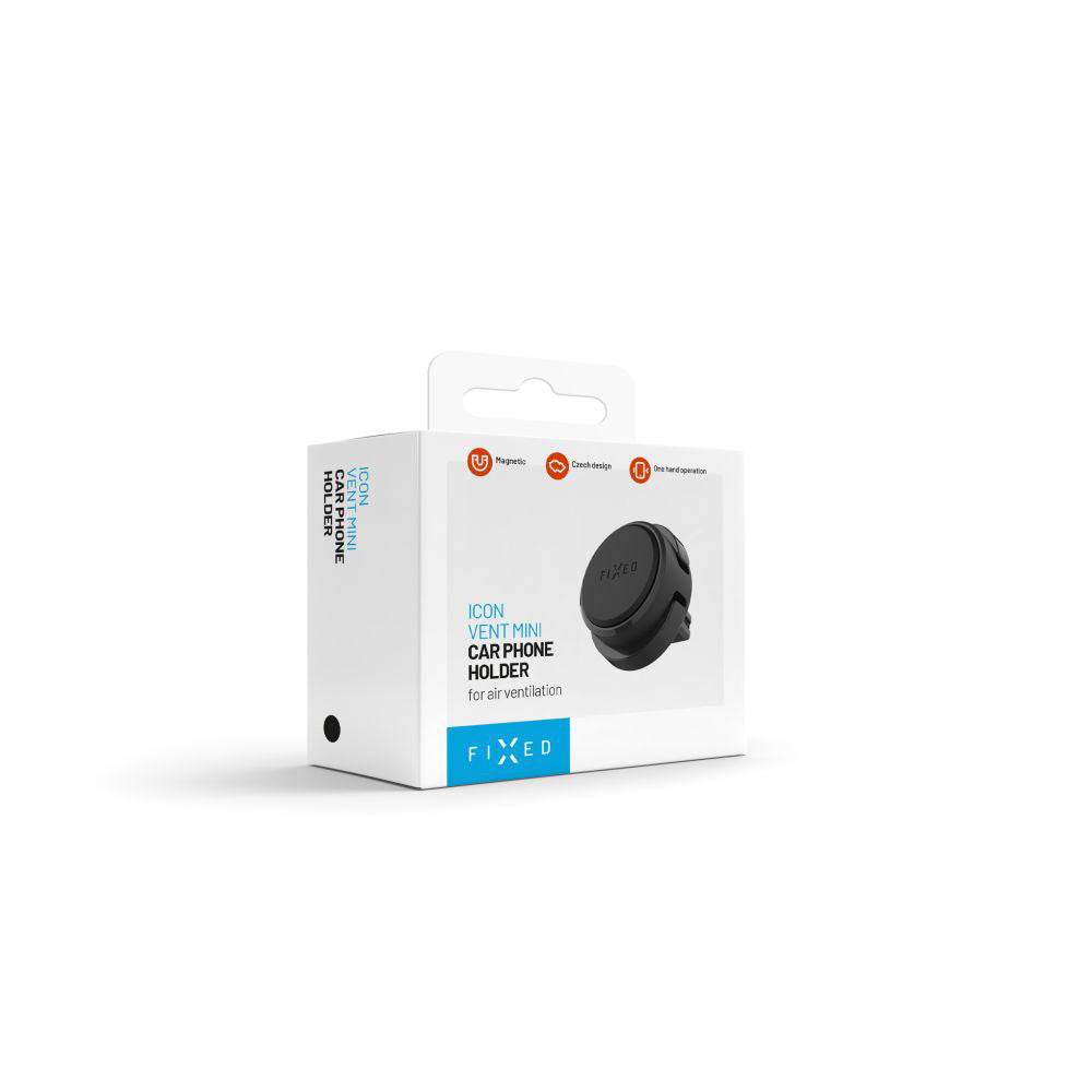 Auto nosač Magnetni Fiksni Ikona Vent Mini, Univerzalan, Crni