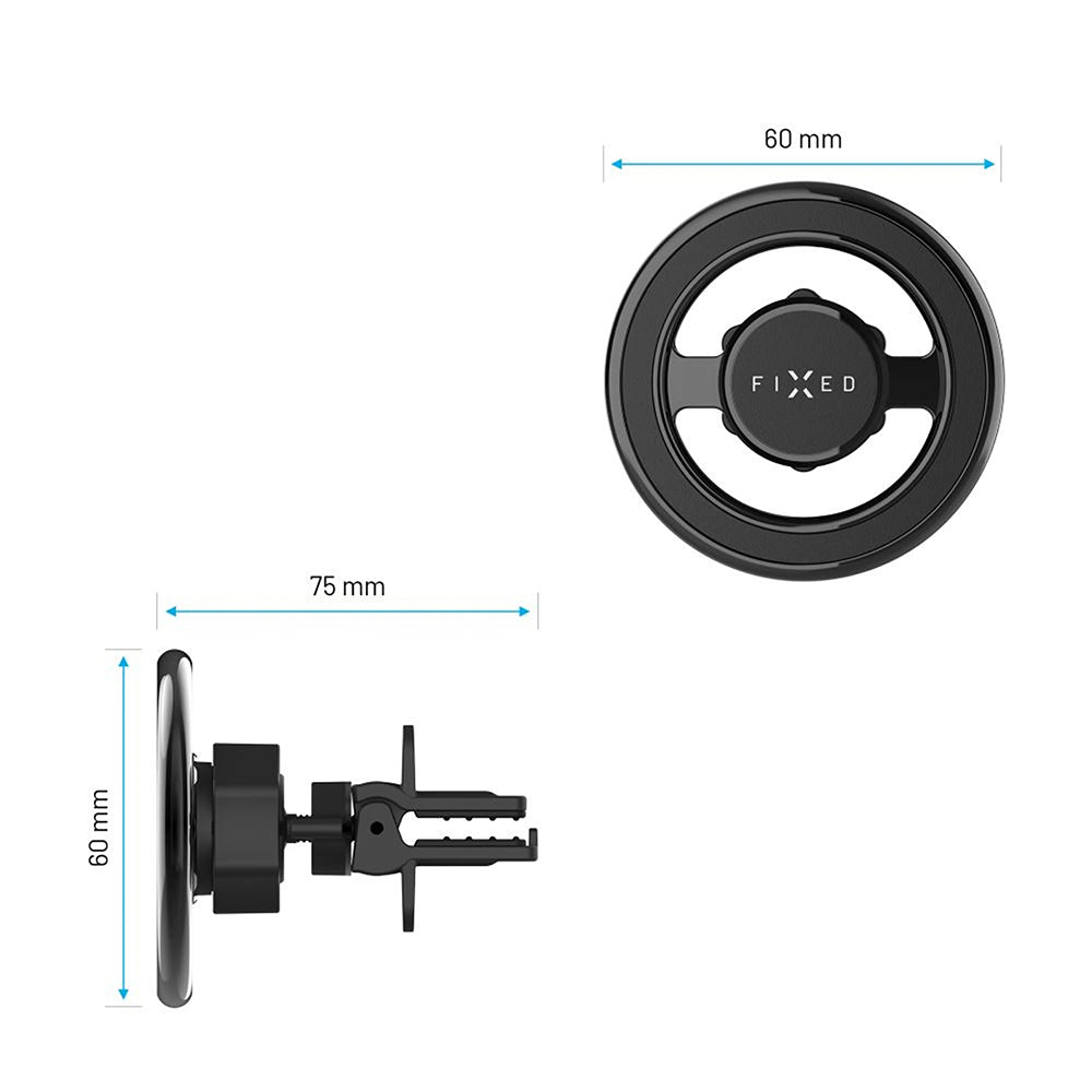 Auto nosač Magnetic Fixed, Univerzalan, Srebrni