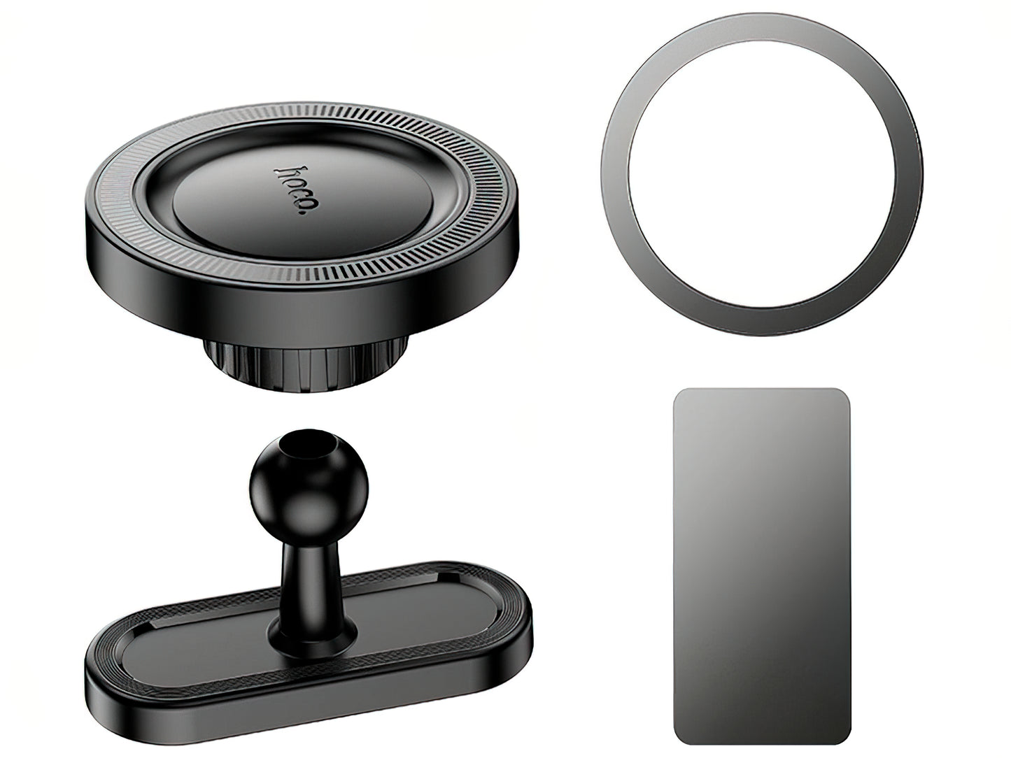 Magnetni auto nosač HOCO H58, 4.5inch - 7inch, Crni