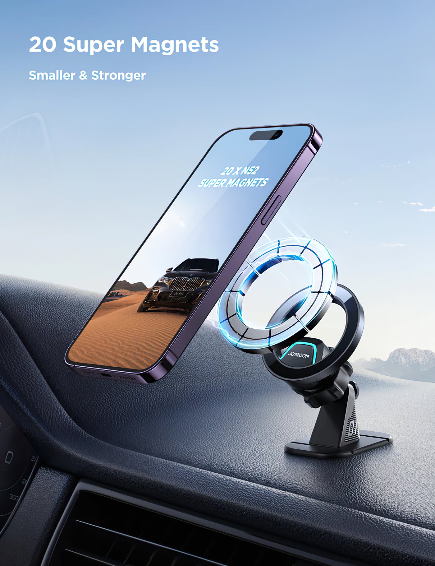 Magnetski auto nosač Joyroom JR-ZS376, Crni