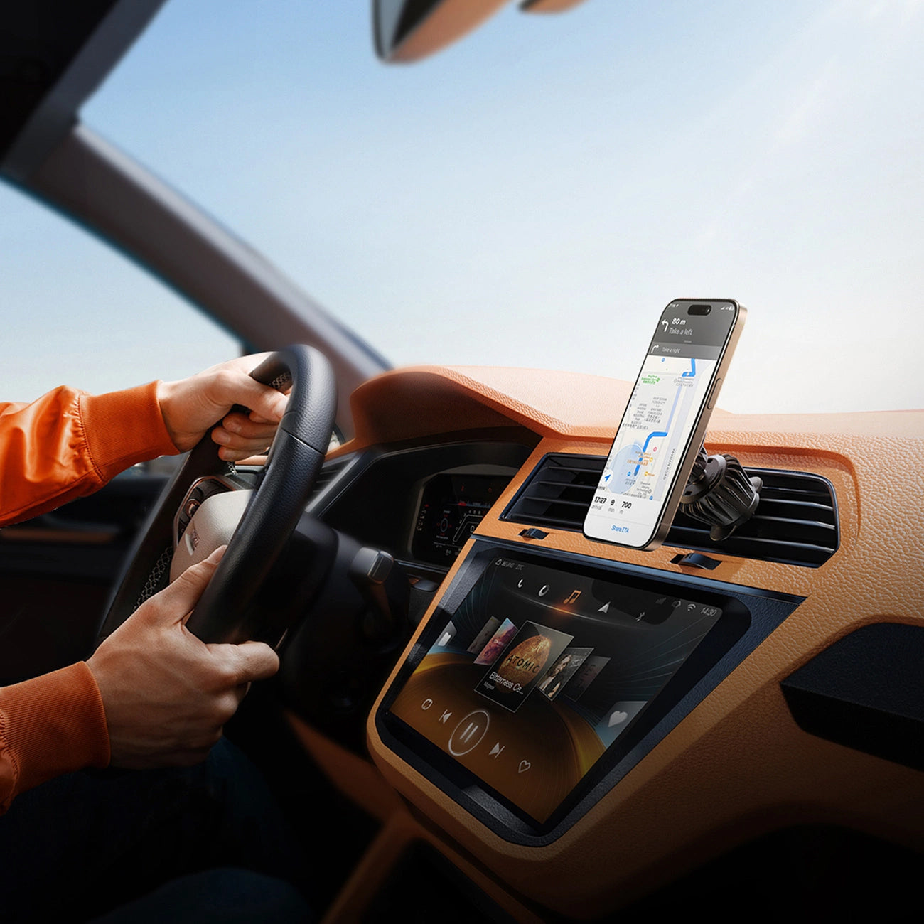 Magnetski auto nosač Joyroom JR-ZS406 Air Vent, Univerzalan, Crni