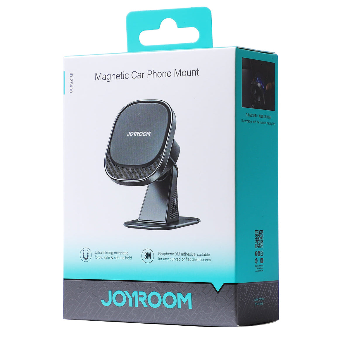 Auto nosač Joyroom JR-ZS400, magnetni, univerzalni, crni