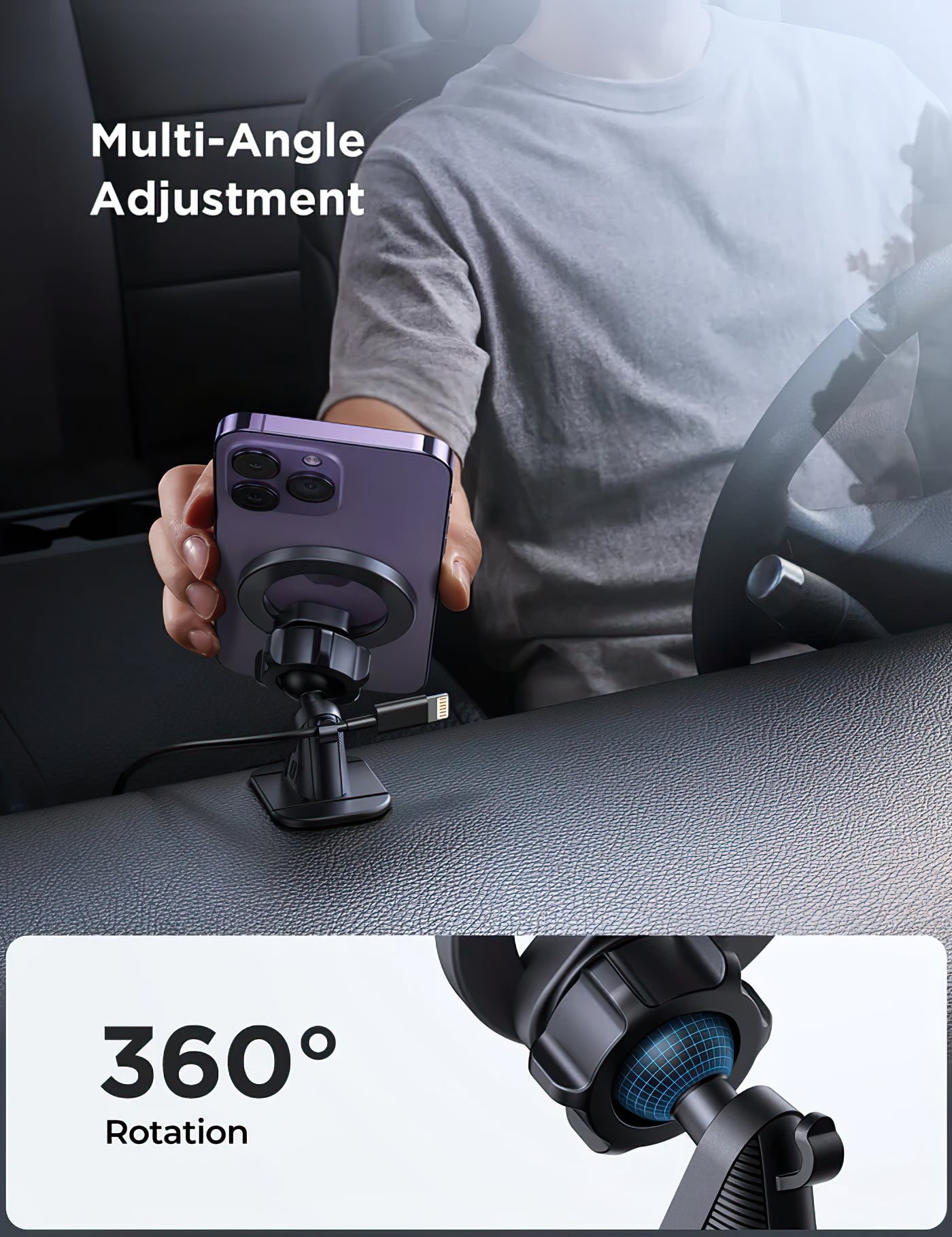 Magnetski auto nosač Joyroom JR-ZS376, Crni