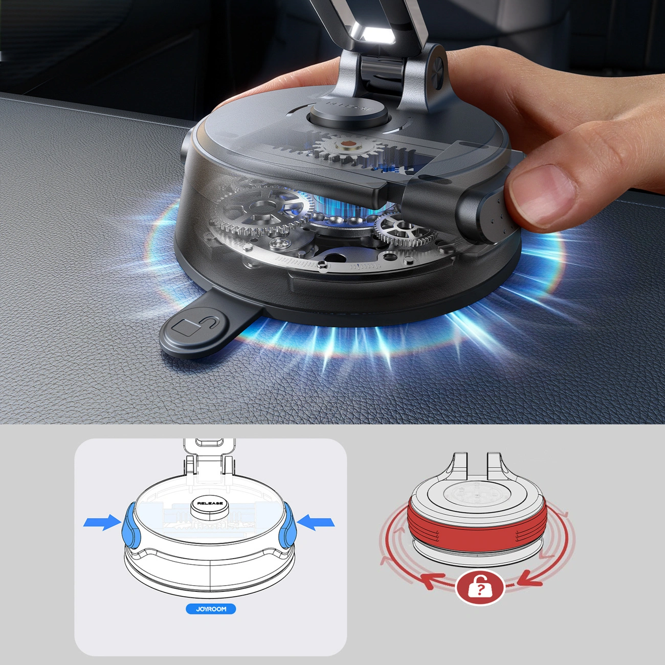 Univerzalni magnetski auto držač Joyroom JR-ZS51, Crni