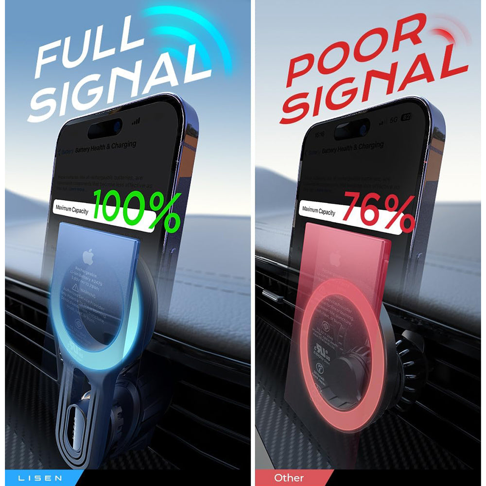 Magnetski auto nosač Lisen, Univerzalan, Crni YL0222100001