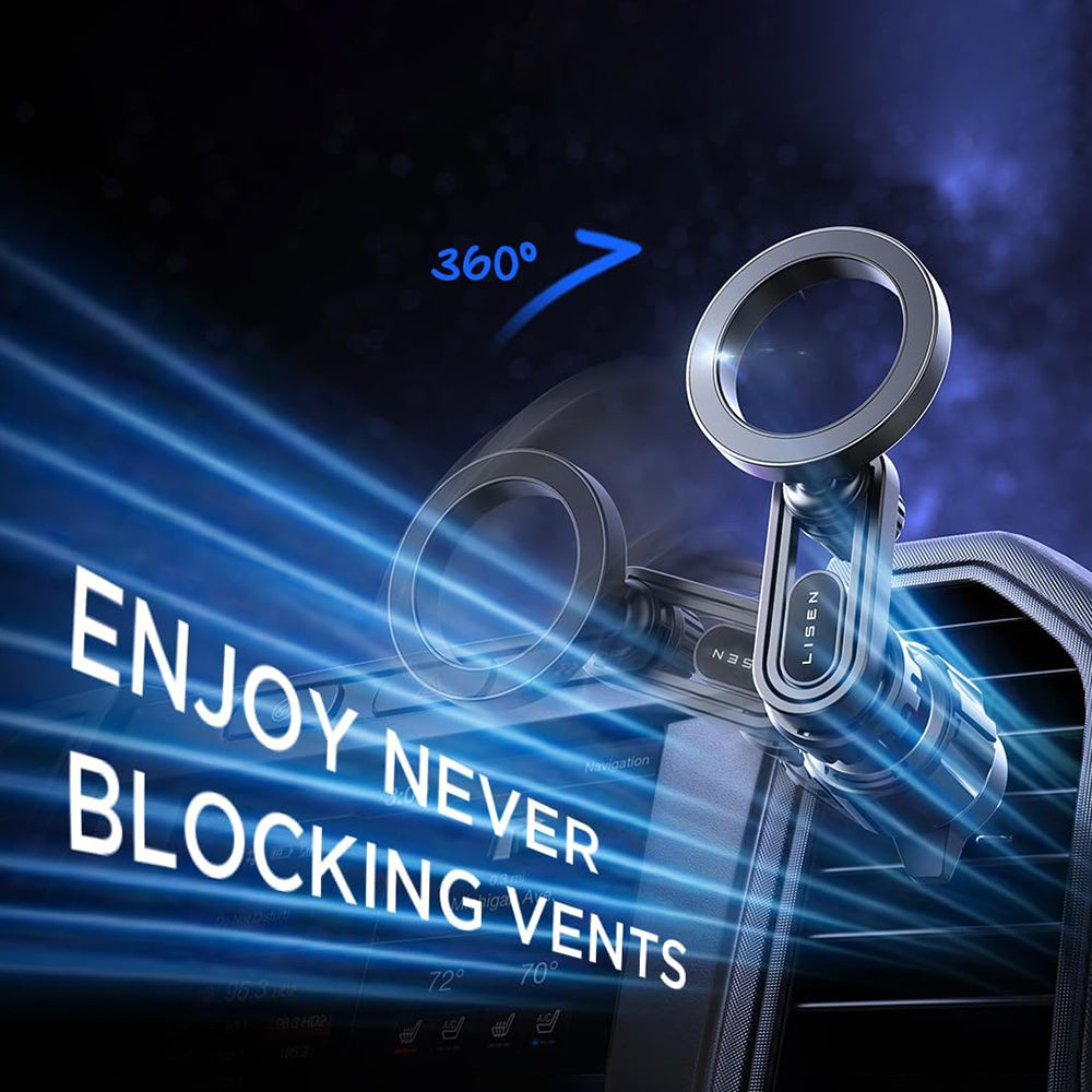 Magnetski auto nosač Lisen, Univerzalan, Crni YL0222100001