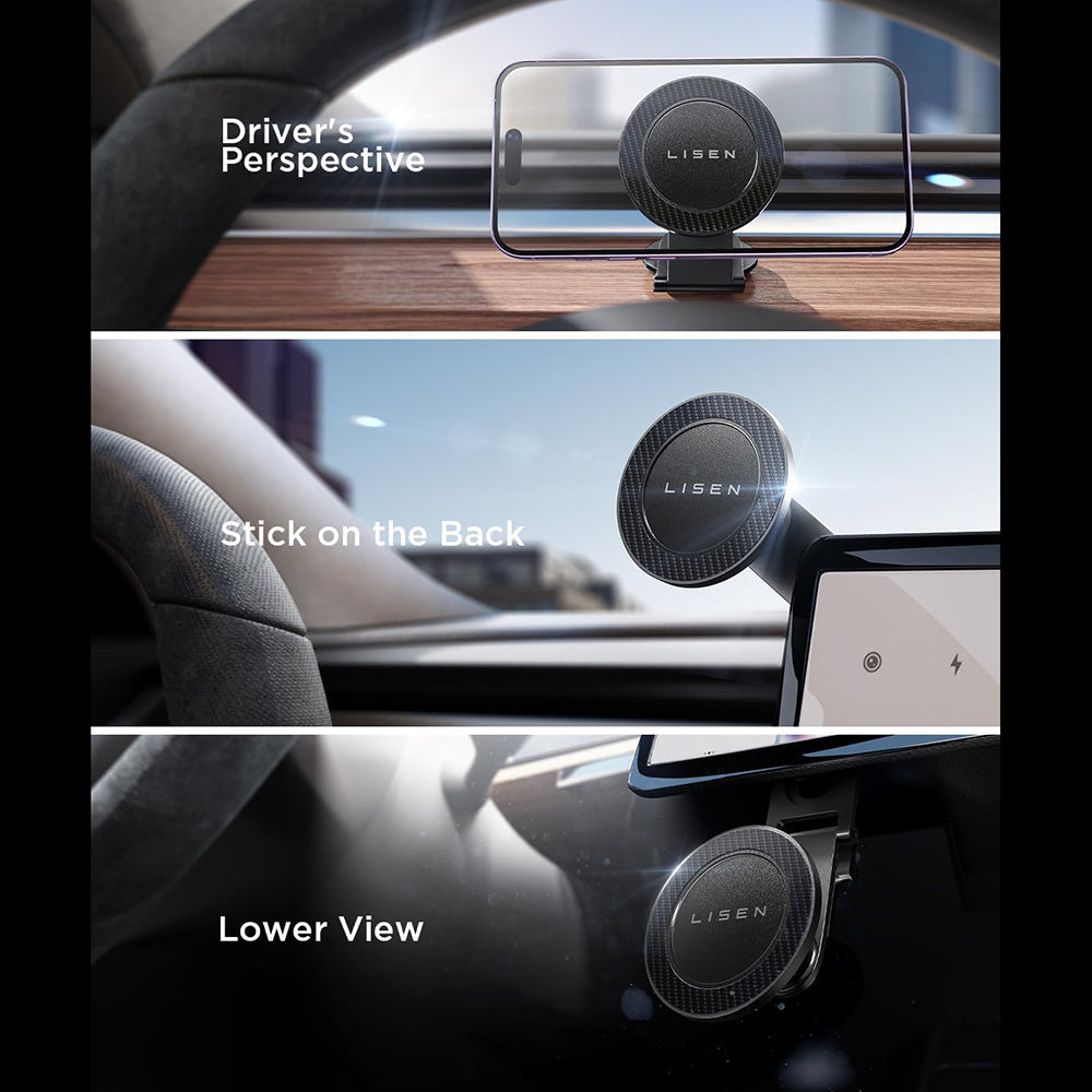 Magnetski nosač za auto Lisen, Univerzalni, Crni YL0223050002