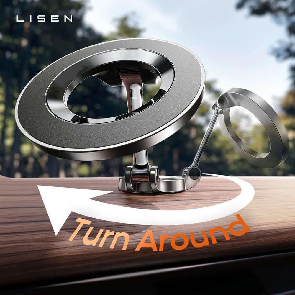 Magnetni auto nosač Lisen, univerzalni, crni YL0223080002