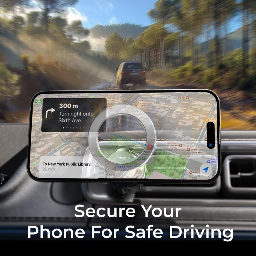 Magnetni auto nosač Lisen, Univerzalan, Crni YL0223110033