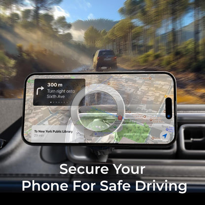 Magnetni auto nosač Lisen, Univerzalan, Crni YL0223110033