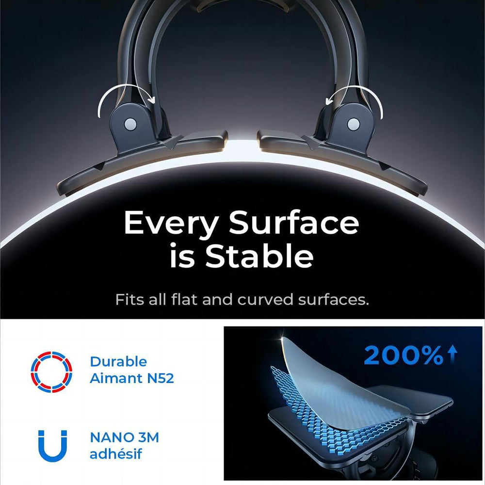 Magnetni auto nosač Lisen, Univerzalan, Crni YL0223110033