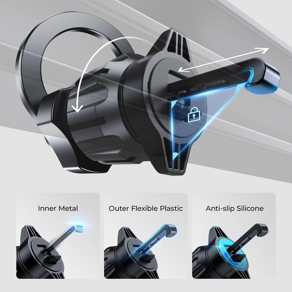 Magnetni auto nosač Lisen, Univerzalan, Crni YL0223110033