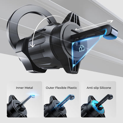 Magnetni auto nosač Lisen, Univerzalan, Crni YL0223110033