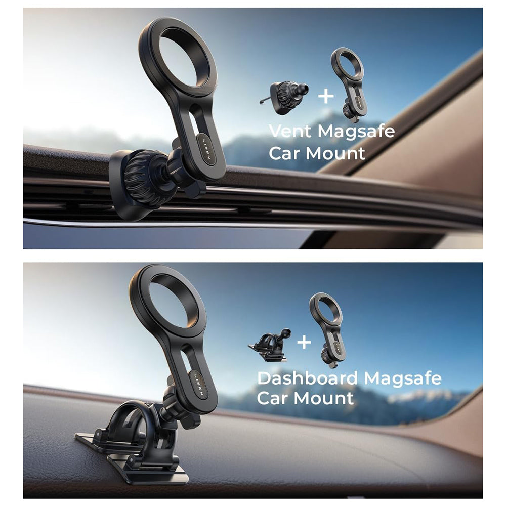 Magnetni auto nosač Lisen, Univerzalni, Crni YL0224050011