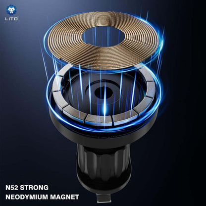 Magnetski auto nosač Lito LT-W05, Univerzalan, Crni