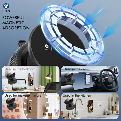 Auto magnetni nosač Lito LT-W12, Univerzalan, Crni