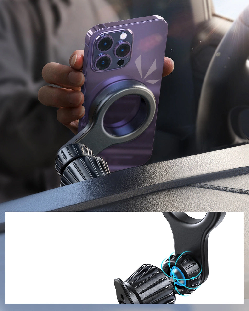 Magnetni auto nosač Joyroom JR-ZS355 Air Vent, Univerzalan, Crni
