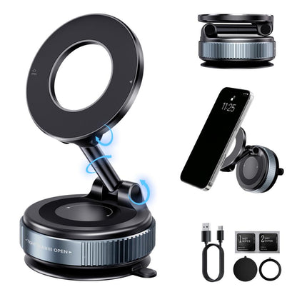 Magnetski auto nosač XO Design C169, Univerzalan, Crni